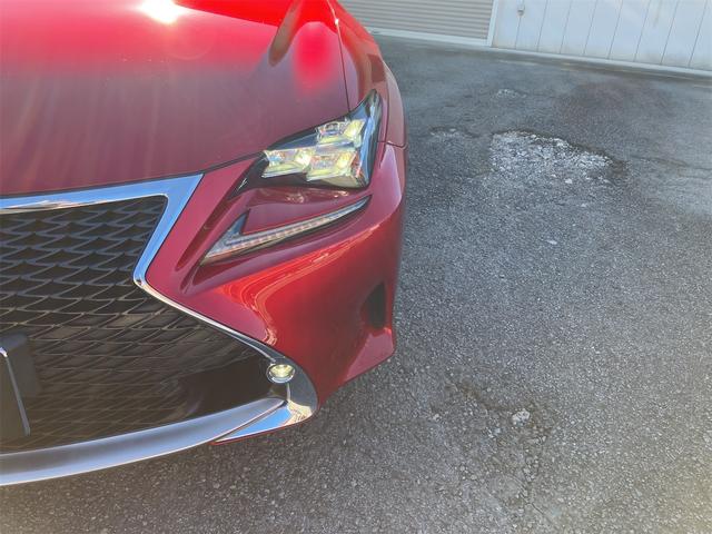 RC RC300h Fスポーツ 前後ドライブレコーダー 純正メモリーナビ ブルーレイ Bluetooth バックカメラ ETC2.0車載器 本革シートヒーター&エアコン ハンドルヒーター 三眼lEDヘッドライト 走行44000Km台(6枚目)