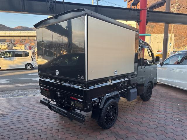 ハイゼットトラック ジャンボ ジャンボ 4WD デフロック付 LEDヘッド エアコン パワステ パワーウインド ワイドサイドバイザー 14インチ社外アルミ&マッドタイヤ ドライブレコーダー ETC 社外ステアリング シートカバー(19枚目)