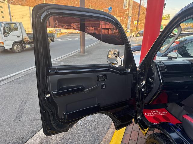 ハイゼットトラック ジャンボ ジャンボ 4WD デフロック付 LEDヘッド エアコン パワステ パワーウインド ワイドサイドバイザー 14インチ社外アルミ&マッドタイヤ ドライブレコーダー ETC 社外ステアリング シートカバー(35枚目)