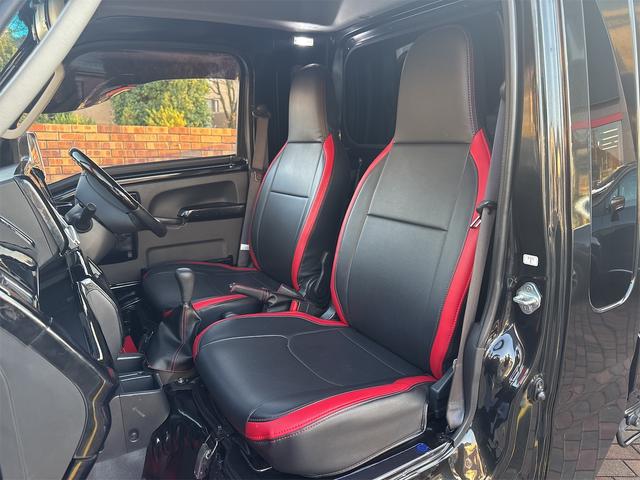 ハイゼットトラック ジャンボ ジャンボ 4WD デフロック付 LEDヘッド エアコン パワステ パワーウインド ワイドサイドバイザー 14インチ社外アルミ&マッドタイヤ ドライブレコーダー ETC 社外ステアリング シートカバー(37枚目)