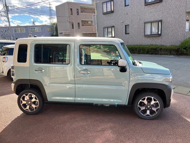 ハスラー ハイブリッドX 届出済未使用車 ナビTV バックカメラ 全周囲カメラ プッシュスタート オートエアコン レーンアシスト クリアランスソナー クルーズコントロール オートライト アイドリングストップ 横滑り防止(6枚目)