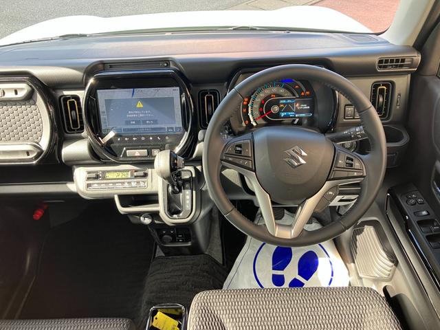 ハスラー ハイブリッドX 届出済未使用車 ナビTV バックカメラ 全周囲カメラ プッシュスタート オートエアコン レーンアシスト クリアランスソナー クルーズコントロール オートライト アイドリングストップ 横滑り防止(17枚目)