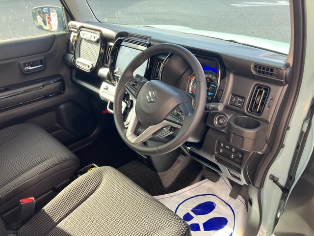 ハスラー ハイブリッドX 届出済未使用車 ナビTV バックカメラ 全周囲カメラ プッシュスタート オートエアコン レーンアシスト クリアランスソナー クルーズコントロール オートライト アイドリングストップ 横滑り防止(19枚目)