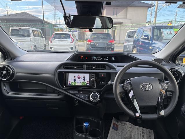 アクア Sスタイルブラック ナビ・TV ETC車載器 Bluetooth 衝突被害軽減システム アイドリングストップ バックカメラ オートライト ドライブレコーダー 電動格納ミラー 衝突安全ボディー 盗難防止システム(26枚目)