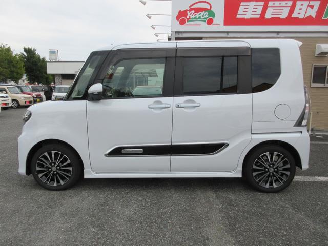 タント カスタムＲＳスタイルセレクション　１年走行無制限保証　除菌シートクリーニング　スマートアシスト　純正９インチナビ　パノラマモニター　フルセグＴＶ　Ｂｌｕｅｔｏｏｔｈ　ＤＶＤビデオ　両側パワースライドドア　ＬＥＤライト　プッシュスタート（3枚目）