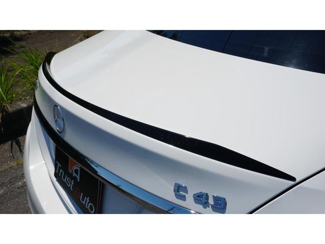C43 4マチック エクスクルーシブPKG 新品H&Rダウンサス・ZEES Schllenzerマフラー・パノラミックスライディングルーフ・STホイールスペーサー・AMG19AW・エアバランスPKG・レーダーセーフティ・禁煙車・記録簿(14枚目)