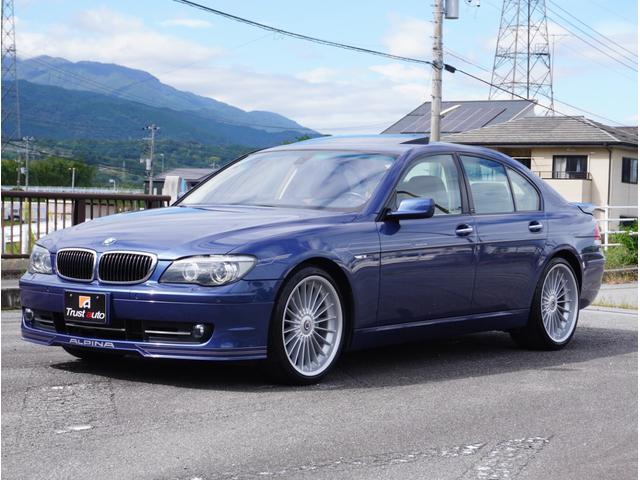 Ｂ７ スーパーチャージ　後期モデル　左ハンドル　アンドロイドナビ・フロント＆バックカメラ・専用２１ＡＷ・アルピナデコライン・専用スポイラー・アルピナメープルウッドインテリア・ＬＡＶＡＬＩＮＡレザー・アルカンターラルーフ・スウィッチトロニック（4枚目）