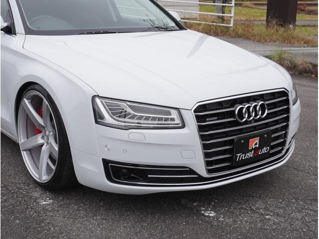 A8 3.0TFSIクワトロ  V6スーパーチャージャー VOSSEN CV3-R 22AW・ロワリングキット・レッドブレーキキャリパー・BOSEサウンド・ヘッドレストモニター・純正ナビ・地デジ・全周囲カメラ・アクティブクルーズコントロール・LEDヘッド(10枚目)