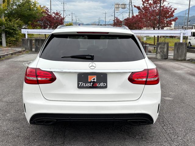 Ｃクラスステーションワゴン Ｃ２００　ステーションワゴン　スポーツ　レーダーセーフティＰＫＧ・ルーフ　ルーフレール　ドアミラー　カスタムブラックペイント・ＡＭＧ１８ＡＷ・ＬＥＤヘッド・エアサス・ヘッドアップディスプレイ・純正ＨＤＤナビ・地デジ・Ｂカメラ・純正ドラレコ（7枚目）