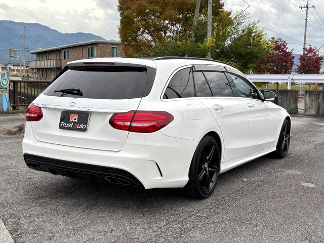 Ｃクラスステーションワゴン Ｃ２００　ステーションワゴン　スポーツ　レーダーセーフティＰＫＧ・ルーフ　ルーフレール　ドアミラー　カスタムブラックペイント・ＡＭＧ１８ＡＷ・ＬＥＤヘッド・エアサス・ヘッドアップディスプレイ・純正ＨＤＤナビ・地デジ・Ｂカメラ・純正ドラレコ（8枚目）