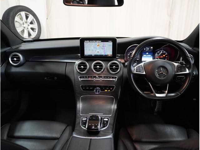 Ｃクラスステーションワゴン Ｃ２００　ステーションワゴン　スポーツ　レーダーセーフティＰＫＧ・ルーフ　ルーフレール　ドアミラー　カスタムブラックペイント・ＡＭＧ１８ＡＷ・ＬＥＤヘッド・エアサス・ヘッドアップディスプレイ・純正ＨＤＤナビ・地デジ・Ｂカメラ・純正ドラレコ（27枚目）