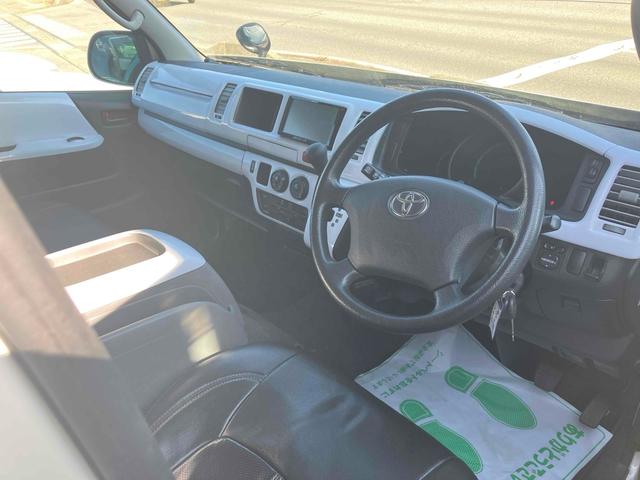 ハイエースバン ロングスーパーＧＬ　ローダウン　ＥＴＣ　ナビＴＶ　クリアランスソナー　両側スライドドア　キーレス　電動格納ミラー　アルミホイール　ＣＤ　ＤＶＤ再生　ＵＳＢ　ミュージックプレイヤー接続可　Ｂｌｕｅｔｏｏｔｈ　エアコン（35枚目）