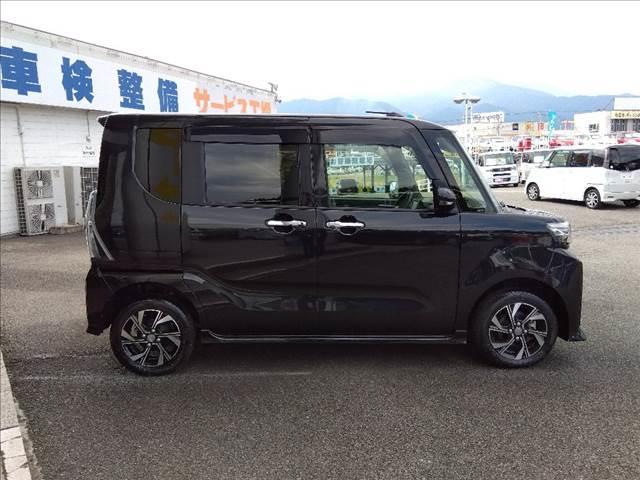 タント カスタムX☆4WD☆ナビ☆両側電動ドア☆走行1.0万km☆ 4WD☆スマートアシスト☆ナビ☆Bluetooth☆Bカメラ☆シートヒーター☆LEDライト&フォグ☆両側電動ドア☆ハーフレザー☆衝突回避支援ブレーキ☆コーナーセンサー☆オートブレーキホールド☆試乗OK(5枚目)