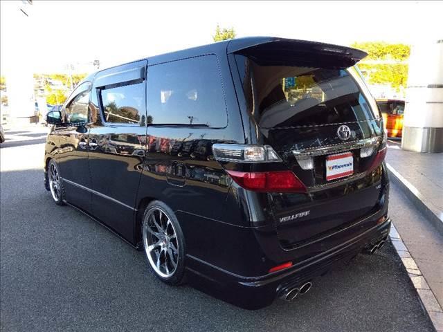 ヴェルファイア ２．４Ｚ☆１オナ☆ＨＫＳ車高調☆社外エアロ☆両側電動ドア☆　１オーナー☆ＴＯＰＬＩＮＥエアロ／マフラー☆ＨＫＳ車高調☆ＷＯＲＫ２０インチアルミ☆両側電動ドア☆クルーズコントロール☆コーナーセンサー☆ナビ☆フルセグ☆ＤＶＤ再生☆ウッドコンビハンドル☆オートライト（8枚目）