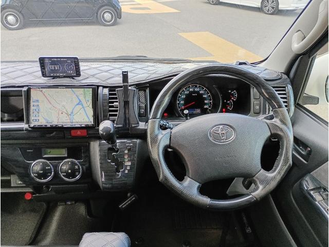 ハイエースワゴン ＧＬ☆ベットキット☆ＲＥＶＯシート☆バッドフェイスボンネット　４ＷＤ☆ベットキット☆レボシート☆電動ドア☆ローダウン☆バッドフェイスボンネット☆ギブソンリアバンパー☆Ｂａｃｋ９ショック☆ファブレス２０ＡＷ☆社外ＬＥＤテール☆８型ナビ☆バックカメラ☆後席モニター☆（35枚目）