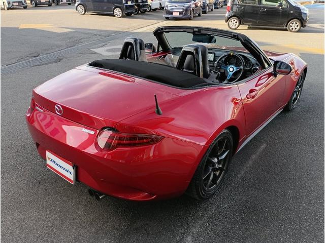 ロードスター Ｓレザーパッケージ☆ナビ☆バックカメラ☆ＢＯＳＥサウンド☆　☆６速ＭＴ☆ＴＥＩＮ車高調☆ＢＯＳＥサウンド☆ＭＯＭＯステアリング☆バレンティＬＥＤテール☆スマートシティブレーキ☆ブラインドスポットモニタリング☆ナビ☆Ｂｌｕｅｔｏｏｔｈ接続☆ブラックレザーシート☆（33枚目）