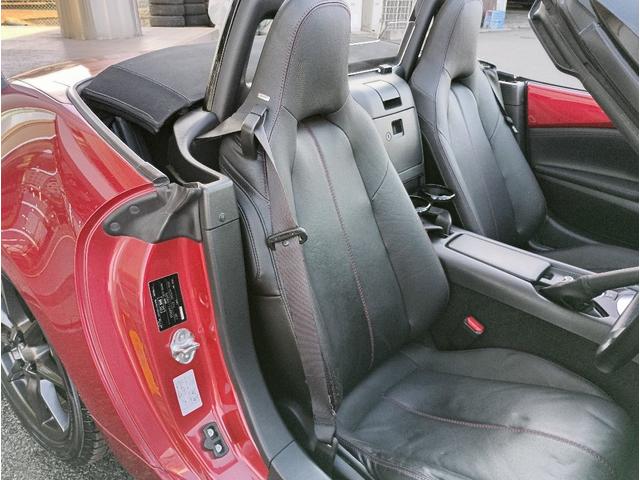 ロードスター Ｓレザーパッケージ☆ナビ☆バックカメラ☆ＢＯＳＥサウンド☆　☆６速ＭＴ☆ＴＥＩＮ車高調☆ＢＯＳＥサウンド☆ＭＯＭＯステアリング☆バレンティＬＥＤテール☆スマートシティブレーキ☆ブラインドスポットモニタリング☆ナビ☆Ｂｌｕｅｔｏｏｔｈ接続☆ブラックレザーシート☆（42枚目）