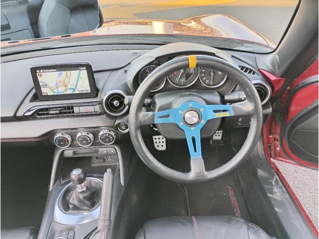 ロードスター Ｓレザーパッケージ☆ナビ☆バックカメラ☆ＢＯＳＥサウンド☆　☆６速ＭＴ☆ＴＥＩＮ車高調☆ＢＯＳＥサウンド☆ＭＯＭＯステアリング☆バレンティＬＥＤテール☆スマートシティブレーキ☆ブラインドスポットモニタリング☆ナビ☆Ｂｌｕｅｔｏｏｔｈ接続☆ブラックレザーシート☆（48枚目）