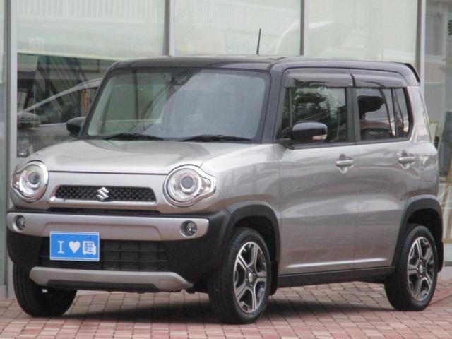 ハスラー Ｘターボ　４ＷＤ／禁煙車／衝突回避ブレーキシステム／社外ナビ／フルセグＴＶ／バックモニター／ルーフスポイラー／シートヒーター／オートエアコン／電動格納ミラー／盗難防止システム衝突安全ボディ／アイドリングストップ（2枚目）