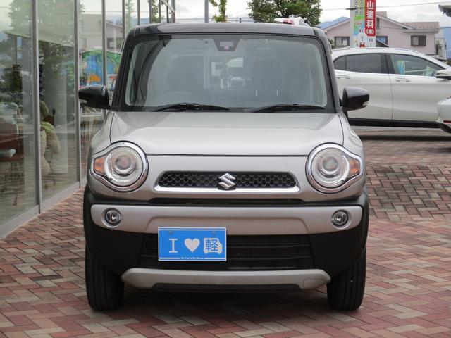 ハスラー Ｘターボ　４ＷＤ／禁煙車／衝突回避ブレーキシステム／社外ナビ／フルセグＴＶ／バックモニター／ルーフスポイラー／シートヒーター／オートエアコン／電動格納ミラー／盗難防止システム衝突安全ボディ／アイドリングストップ（3枚目）