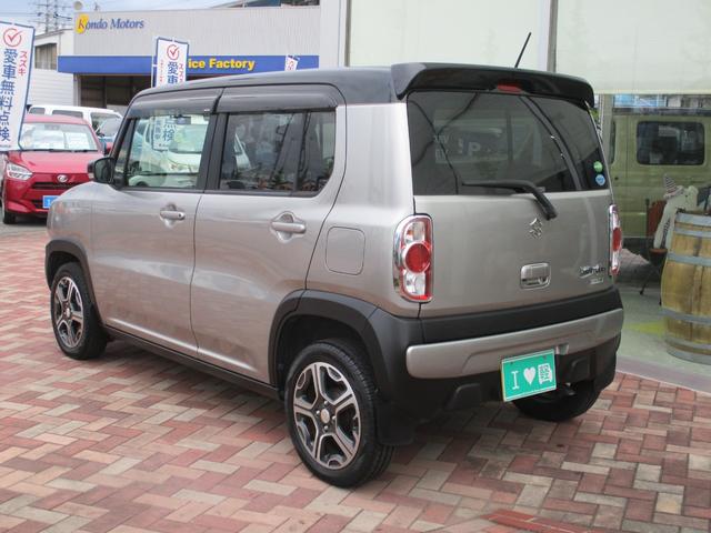 ハスラー Ｘターボ　４ＷＤ／禁煙車／衝突回避ブレーキシステム／社外ナビ／フルセグＴＶ／バックモニター／ルーフスポイラー／シートヒーター／オートエアコン／電動格納ミラー／盗難防止システム衝突安全ボディ／アイドリングストップ（5枚目）