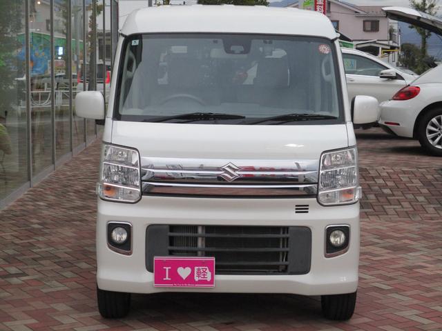 エブリイワゴン ＰＺターボ　衝突回避ブレーキシステム／禁煙車／ナビ／ワンセグＴＶ／バックモニター／ＥＴＣ／ＨＩＤ／オートエアコン／盗難防止システム／衝突安全ボディ／アンチロックブレーキシステム／ダブルエアバッグ／プッシュスタート（3枚目）