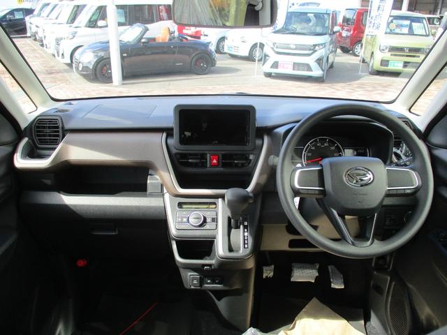 ムーヴ Ｘ　登録届出済未使用車／衝突回避ブレーキシステム／コンフォータブルパック／盗難防止システム／衝突安全ボディ／アイドリングストップ／ＬＥＤヘッドライト／レーンアシスト／クリアランスソナー／オートライト／（8枚目）