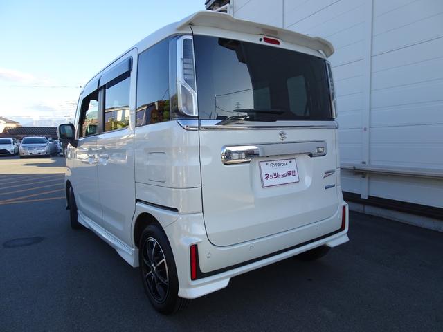 スペーシアカスタム ハイブリッドGS 衝突軽減ブレーキ・踏み間違い防止・SDナビ・バックモニター・ETC・ドラレコ・Bluetoothオーディオ・片側パワースライドドア・オートエアコン・シートヒーター・パンク修理キット・ロングラン保証(9枚目)