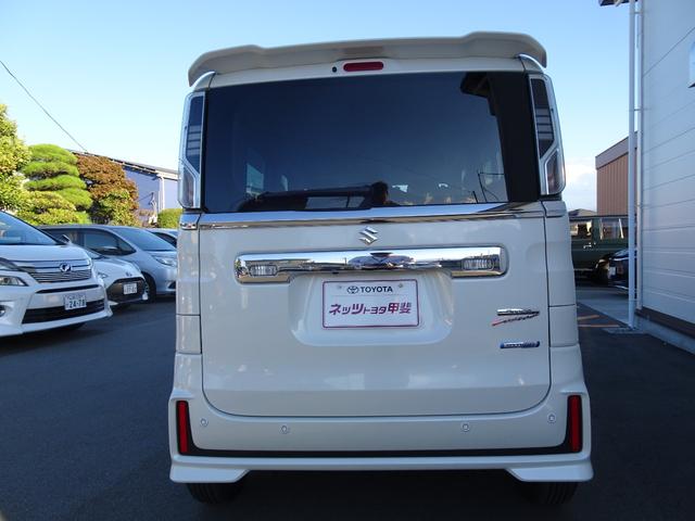 スペーシアカスタム ハイブリッドGS 衝突軽減ブレーキ・踏み間違い防止・SDナビ・バックモニター・ETC・ドラレコ・Bluetoothオーディオ・片側パワースライドドア・オートエアコン・シートヒーター・パンク修理キット・ロングラン保証(10枚目)