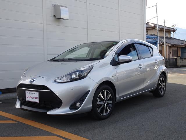 アクア Ｇ　ＴＳＳ（対車両）コーナーセンサー・ＳＤナビ・バックモニター・ＥＴＣ・Ｂｌｕｅｔｏｏｔｈオーディオ・スマートキー・プッシュスタート・オートエアコン・クルーズコントロール・保証書・取説・ロングラン保証（5枚目）