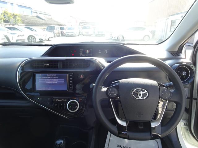 アクア Sスタイルブラック TSS(対車両)ICS・車線逸脱防止・オートマチックハイビーム・SDナビ・バックモニター・ETC・スマートキー・プッシュスタート・オートエアコン・パンク修理キット・保証書・取説・ロングラン保証(14枚目)