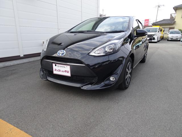 アクア Ｓスタイルブラック　ＴＳＳ（対車両）車線逸脱防止・オートマチックハイビーム・ドラレコ・ＳＤナビ・バックモニター・ＥＴＣ・ドラレコ・スマートキー・プッシュスタート・オートエアコン・社外アルミホイール・ロングラン保証（5枚目）