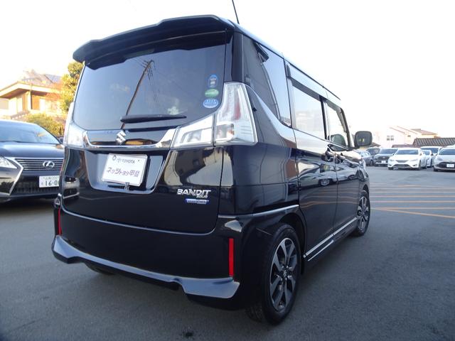 ソリオバンディット ハイブリッドMV ワンオーナー・衝突軽減ブレーキ・SDナビ・バックモニター・ETC・ドラレコ・Bluetoothオーディオ・スマートキー・プッシュスタート・純正アルミホイール・保証書・取説・ロングラン保証(11枚目)