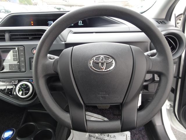 アクア Ｌ　ワンオーナー・横滑り防止・ＥＴＣ・オートエアコン・ＣＤラジオ・ヘッドライトマニュアルレベリング機能付・保証書・取説・ロングラン保証（17枚目）