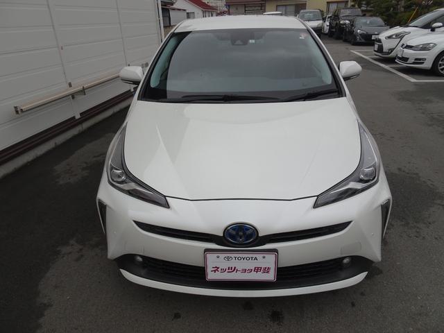 プリウス Ｓツーリングセレクション　ワンオーナー・ＴＳＳ（対車両・歩行者）ＩＣＳ・８インチＳＤナビ・バックモニター・ＥＴＣ・ドラレコ・Ｂｌｕｅｔｏｏｔｈオーディオ・合皮シート・シートヒーター・純正アルミ・保証書・取説・ロングラン保証（2枚目）