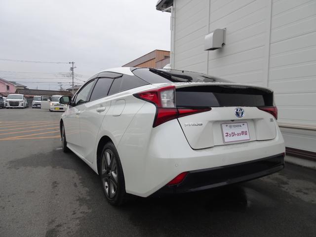 プリウス Ｓツーリングセレクション　ワンオーナー・ＴＳＳ（対車両・歩行者）ＩＣＳ・８インチＳＤナビ・バックモニター・ＥＴＣ・ドラレコ・Ｂｌｕｅｔｏｏｔｈオーディオ・合皮シート・シートヒーター・純正アルミ・保証書・取説・ロングラン保証（9枚目）