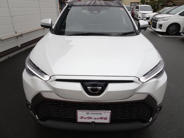 カローラクロス ハイブリッド　Ｚ　ワンオーナー・ＴＳＳ（対車両・歩行者）ＩＣＳ・ＴＣナビ・バックモニター・ＥＴＣ・Ｂｌｕｅｔｏｏｔｈオーディオ・パノラマルーフ・パワーバックドア・シートヒーター・純正アルミ・保証書・取説・ロングラン保証（2枚目）