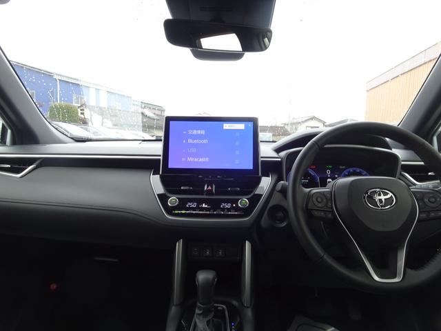 カローラクロス ハイブリッド　Ｚ　ワンオーナー・ＴＳＳ（対車両・歩行者）ＩＣＳ・ＴＣナビ・バックモニター・ＥＴＣ・Ｂｌｕｅｔｏｏｔｈオーディオ・パノラマルーフ・パワーバックドア・シートヒーター・純正アルミ・保証書・取説・ロングラン保証（42枚目）