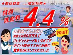 【購入応援！低金利企画実施中】この機会にぜひ！、また「現金派」の方もお得♪お手持ちのクレジットカードで５０万円まで支払いＯＫ！併用可能です。ポイントも貯まり、低金利でお得に愛車をＧＥＴしてください♪ 2