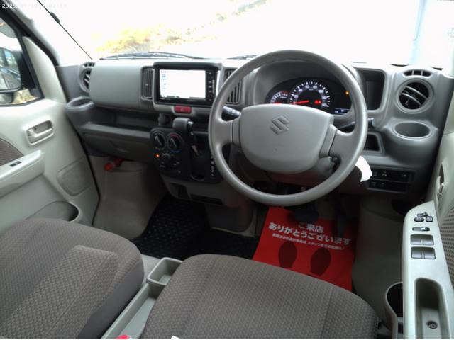 エブリイ ジョイン　パートタイム４ＷＤ　走行１５．６２４ｋｍ　デュアルカメラブレーキ　リヤパーキングセンサー　車線逸脱警報　大型オーバーヘッドコンソール　パナソニックナビＴＶ　Ｂｌｕｅｔｏｏｔｈ　ＤＶＤ再生　キーレス（22枚目）