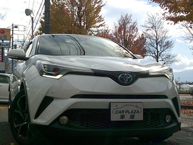 C-HR G ハイブリッド トヨタセーフティ 純正9インチSDナビTV バックカメラ Bluetooth DVD再生 ブラインドスポットモニター レーダークルーズコントロール 前席シートヒーター ハーフレザーシート(3枚目)