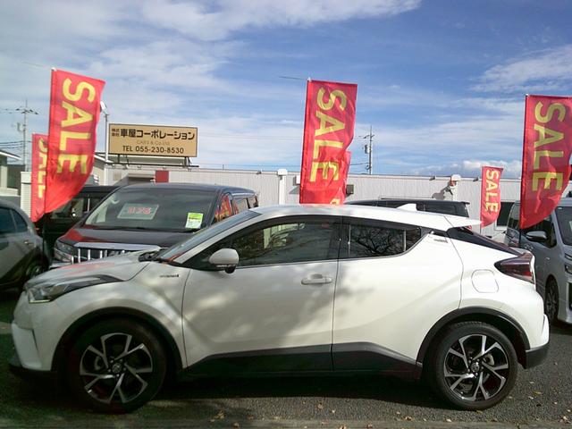 C-HR G ハイブリッド トヨタセーフティ 純正9インチSDナビTV バックカメラ Bluetooth DVD再生 ブラインドスポットモニター レーダークルーズコントロール 前席シートヒーター ハーフレザーシート(6枚目)