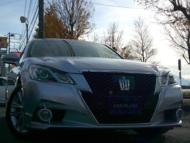 クラウンハイブリッド アスリートＳ　プリクラッシュセーフティ　令和８年１月車検　純正ナビＴＶ　Ｂｌｕｅｔｏｏｔｈ　音楽録音　ＤＶＤ再生　Ｂカメラ　レーダークルコン　スマートキー２個　ＥＴＣ車載器　ＨＩＤヘッドライト　純正１７インチアルミ（3枚目）