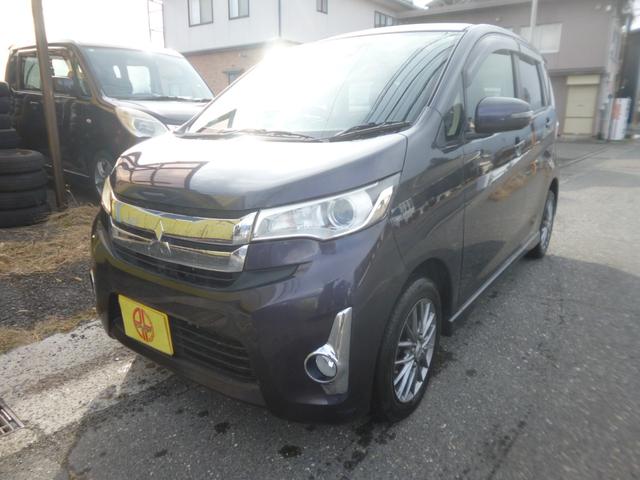 eKカスタム T e-アシスト 夏冬タイヤ付/衝突軽減装置付/車検登録2年付/スマートキー/タイミングチェーン/ナビTV/全周囲カメラ/ETC(3枚目)