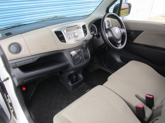 ワゴンＲ ＦＸ　４ＷＤ　ＣＶＴ　エネチャージ　アイドリングストップ　タイミングチェーン仕様　運転席シートヒーター　純正１４アルミホイール　オートエアコン　ＣＤプレイヤー　キーレス　ワンオーナー　禁煙車　整備記録簿（17枚目）
