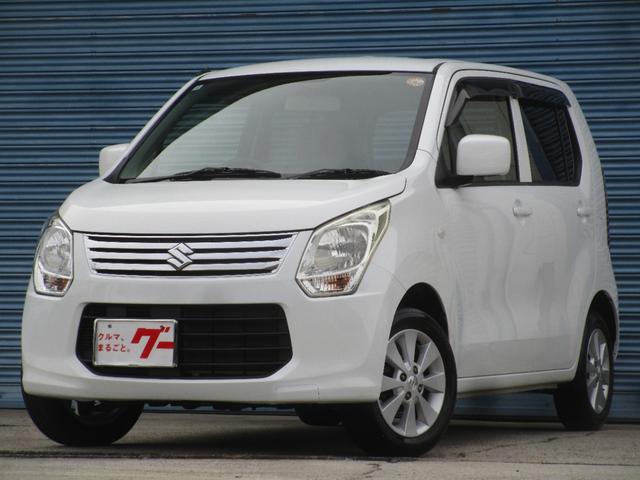 ワゴンＲ ＦＸ　４ＷＤ　ＣＶＴ　エネチャージ　アイドリングストップ　タイミングチェーン仕様　運転席シートヒーター　純正１４アルミホイール　オートエアコン　ＣＤプレイヤー　キーレス　ワンオーナー　禁煙車　整備記録簿（24枚目）
