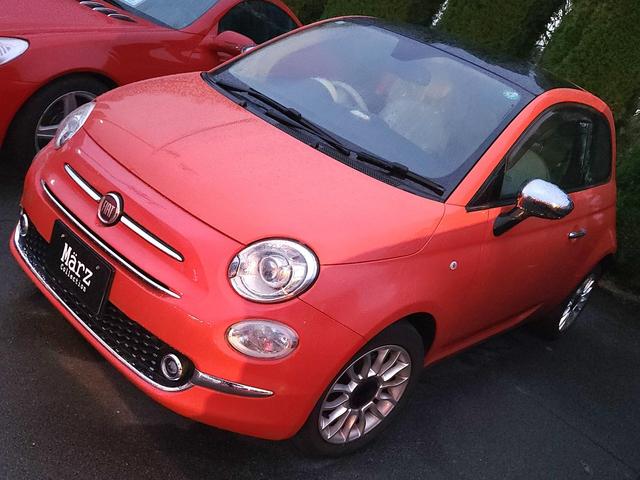 チンクチェント 500トロピカーレ ガラスルーフ 社外ナビゲーション 禁煙車 パーキングセンサー(2枚目)