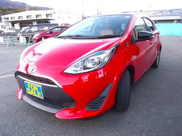 アクア リルヴィーS フロアAT ワンオーナー ナビ フルセグTV バックカメラ ドライブレコーダー プッシュスタート ETC シートヒーター アイドリングストップ ウインカーミラー 純正アルミホイール 純正フロアマット(2枚目)