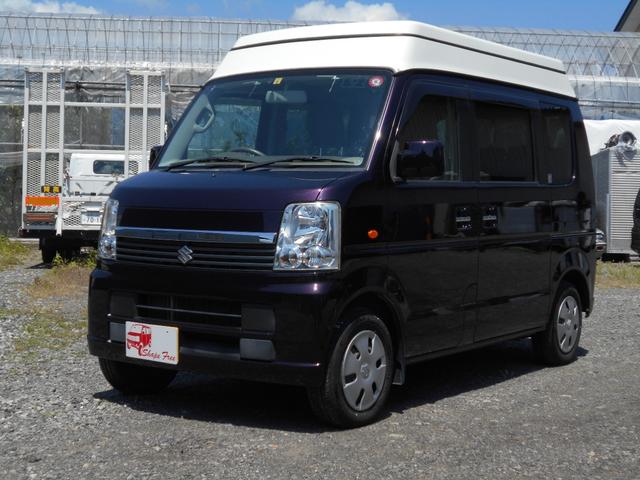エブリイワゴン ＪＰターボ　ポップアップルーフ　１００ｖインバーター　サブバッテリーシステム　１００Ｖスポットクーラー（3枚目）