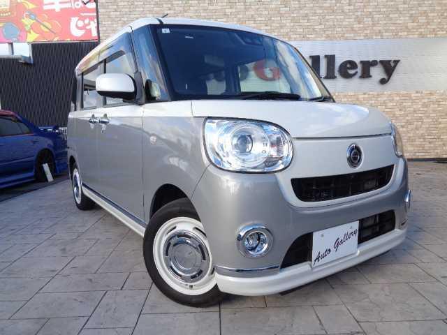 ムーヴキャンバス Ｇブラックインテリアリミテッド　ＳＡＩＩＩ　４ＷＤ　プッシュスタート　両側パワースライドドア　アイドリングストップ　衝突被害軽減ブレーキ　ＬＥＤヘッドライト　ＥＴＣ（2枚目）